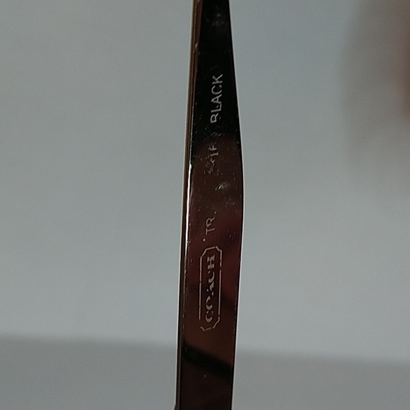 Coach black Tortoise Sunglasses on Coach case - Picture 5 of 9